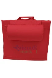 Mi̇rzade Lüks Plaj Mi̇nderi̇ Çanta Katlanir Su Geçi̇rmez-Kirmizi | Yastıklı, Fermuarlı, Çantalı Lüks Plaj Minderi – 50x180x3 cm thumbnail 3