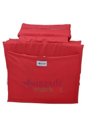 Mi̇rzade Lüks Plaj Mi̇nderi̇ Çanta Katlanir Su Geçi̇rmez-Kirmizi | Yastıklı, Fermuarlı, Çantalı Lüks Plaj Minderi – 50x180x3 cm thumbnail 4