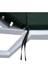 MİRZADE STANDART FERMUARLI ŞEZLONG MİNDERİ SU GEÇİRMEZ KUMAŞ-KOYU YEŞİL thumbnail 3