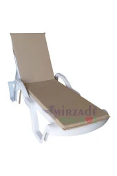 Mi̇rzade Şezlong Mi̇nderi̇ Standart  Su Geçi̇rmez Malzeme-A.Bej | Su Geçirmez Şezlong Minderi – 5 cm Sünger thumbnail 1