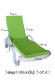 Mi̇rzade Şezlong Mi̇nderi̇ Standart  Su Geçi̇rmez Malzeme-F.Yeşi̇l | Su Geçirmez Şezlong Minderi – 5 cm Sünger thumbnail 4