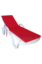 Mi̇rzade Şezlong Mi̇nderi̇ Standart  Su Geçi̇rmez Malzeme-Kirmizi | Su Geçirmez Şezlong Minderi – 5 cm Sünger thumbnail 3