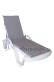 MİRZADE ŞEZLONG MİNDERİ STANDART SU GEÇİRMEZ MALZEME-AÇIK GRİ - 1