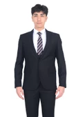 Cengiz İnler Sivri Yaka Kruvaze Yelekli Erkek Takım Elbise - 6