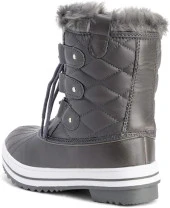 Polar Kadın Kar Botu Kapitone Kısa Kış Kar Yağmur Su Geçirmez Sıcak Tutar No:39 Suni Kürk thumbnail 4