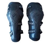 Wogen Mafsallı Karbon Desen Bisiklet Motosiklet Dizlik Darbelere Karşı Dayanıklı Koruma Su Geçirmez Siyah - 3