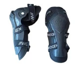 Wogen Mafsallı Karbon Desen Bisiklet Motosiklet Dizlik Darbelere Karşı Dayanıklı Koruma Su Geçirmez Siyah - 6