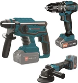 Catpower 4130 Akülü Vidalama Kırıcı Taşlama 3 Makina 3 Akülü - 1