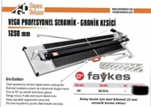 Gönen Döküm Faykes 125 cm Vega Profesyonel Seramik Granit Kesici - 2
