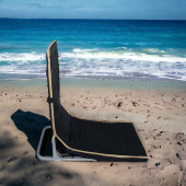 Pratik Şezlong Metal Katlanabilir Plaj Minderi Bahçe Kamp Havuz Deniz Yatağı Minder Koltuk Yatak thumbnail 2