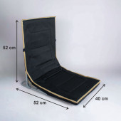 Pratik Şezlong Metal Katlanabilir Plaj Minderi Bahçe Kamp Havuz Deniz Yatağı Minder Koltuk Yatak thumbnail 6