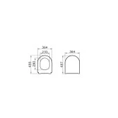 Vitra Universal Duroplast Beyaz Klozet Kapağı 110-003-009 - 5