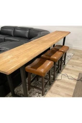 Asya Craft Asyacraft Doğal Ahşap Bar Masası - Rustik Bar Masası - 1