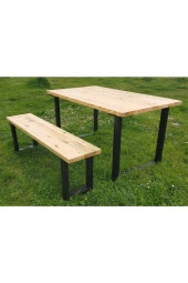 NUR AHŞAP Doğal Ahşap Yemek Masası - 1