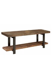 Ena Butik Ahşap Yemek Masası Ve 2 Adet Bank 4 Kişilik Yemek Masası Masif Ahşap Yemek Masası Takımı - 5