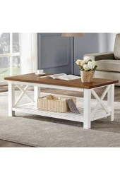 Boylwood Orta Sehpa Masif Ahşap Coffee Table - 1