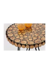 NUR AHŞAP Dilimli Yan Sehpa thumbnail 2