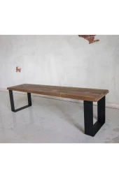 deryawood Deryawood Masif Ahşap Bank 220*37 Cm - 1