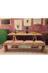 HAMİRA MASİFHAYAT Tiendre Masif Ahşap Bank - 1