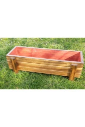 NUR AHŞAP Dekoratif Ahşap Saksı thumbnail 1