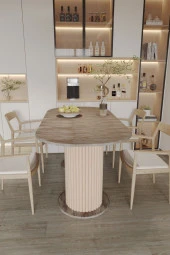 mokaparkavm Mega Antoryum Yemek Masası Mutfak Masası - 3