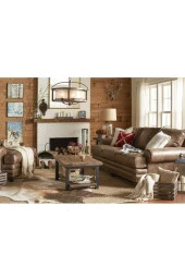 Ahchap Metal Ayaklı Çift Katlı Orta Sehpa - 3