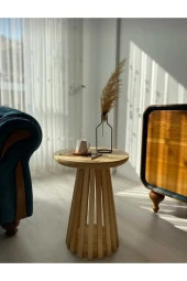 NUR AHŞAP AHŞAP YAN SEHPA - 1