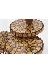 NUR AHŞAP Dilimli Zigon Sehpa thumbnail 2