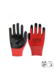 KAANFLEX KF-777-R KIRMIZI-SİYAH NİTRİL ELDİVEN NO:10 (12 ÇİFT) - 2