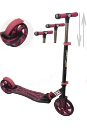 2 tekerlekli katlanabilir +12 yaş üzeri max 90kg taşıma kapasite frenli scooter - 1
