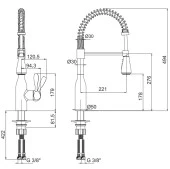ECA Flux Mutfak Eviye Bataryası Paslanmaz Çelik Görünümlü Sıvı Sabunluklu 406218034 thumbnail 2