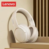 Lenovo Thinkplus Th20 Kablosuz Bluetooth Kulaküstü Kulaklık Beyaz thumbnail 1