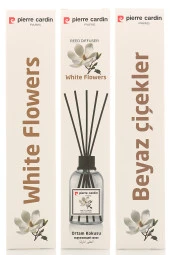 Pierre Cardin Reed Diffuser 110 ml - WHITE FLOWERS (BEYAZ ÇİÇEKLER)- Oda Kokusu - 4