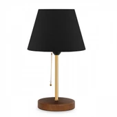 North Home Konik Kumaş Başlıklı Abajur Yatak Odası Gece Lambası Salon Aydınlatma thumbnail 10