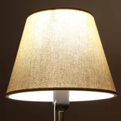 North Home Konik Kumaş Başlıklı Abajur Yatak Odası Gece Lambası Salon Aydınlatma thumbnail 4