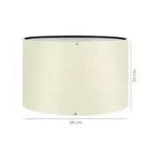 Pratik Yedek Lambader Başlığı Dokuma Kumaş Kaplama - 6