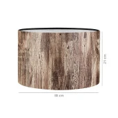 Pratik Yedek Lambader Başlığı Ağaç Desen İthal UPVL Malzeme - 2