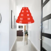 Bolton Tekli Kırmızı Mika Sarkıt Çocuk Odası Avize Antre Hol Mutfak Cafe Aydınlatma - 4