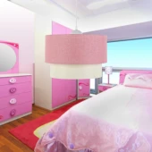 ArtGift Katlı Pasta Tekli Pembe Dokuma Sarkıt Yatak Odası Çocuk Odası Genç Odası Salon Avize thumbnail 2