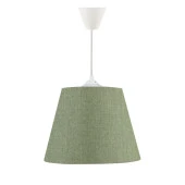 Sofia Konik Tavan Sarkıt Haki Kumaş Hol Çocuk Odası Oturma Odası Avize - 5