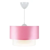 Pasta Tekli Sarkıt Pembe Kumaş Salon Yatak Odası Çocuk Odası Avize - 2