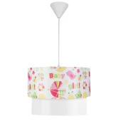 Pasta Şeklinde Avize Çocuk Odası Bebek Odası PVC Baskılı Sarkıt - 5