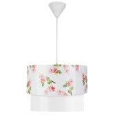 Çiçek Desenli Pasta Sarkıt Pvc Malzeme Oturma Odası Yatak Odası Avize - 1