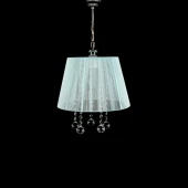 Manolya Sarkıt Taşlı Avize Organze Turkuaz Mint Mavi Yatak Odası Salon Oturma Odası thumbnail 5