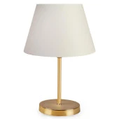 ArtGift Lara Gold Gövdeli Krem Başlık Abajur AAG-1977 thumbnail 1