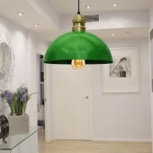 Kugel Metal Sarkıt Avize Mutfak Ofis Hol Yeşil - 5