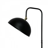 Hareketli Başlık Vintage Siyah Metal Lambader - 3