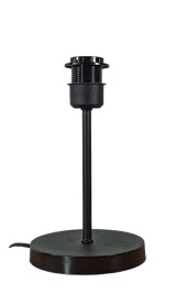 Metal Gövdeli Abajur Ayağı Siyah - 1