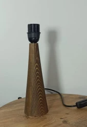 Masif Ahşap Konik Tasarım Abajur Ayağı - 2