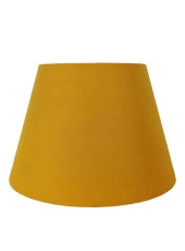 Abajur Başlığı Hazır Şapka Sarı Kumaş - 2